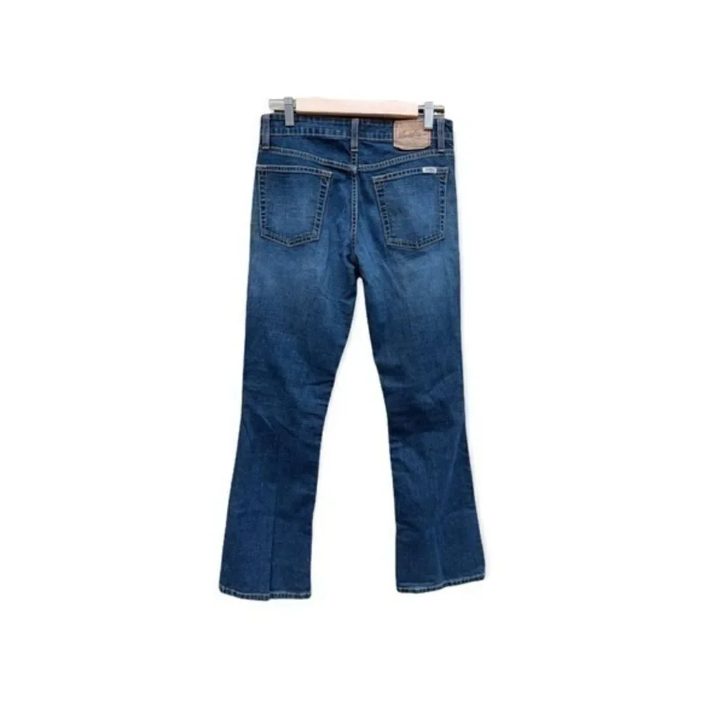 LEVI'S STRAUSS Signature Juniors Stretch Low Rise Bootcut Denim Blue Jeans-Sz 7M